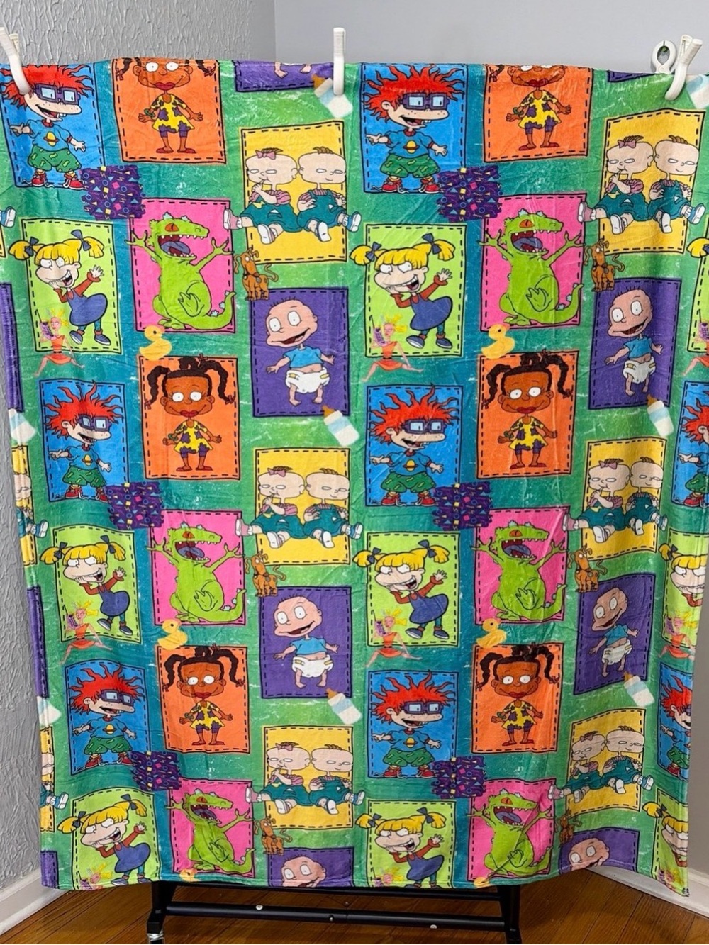 Rugrats Patchwork Kids Throw Blanket - Multicolor
